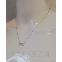 Колие в сребрист цвят от медицинска стомана N - 21863